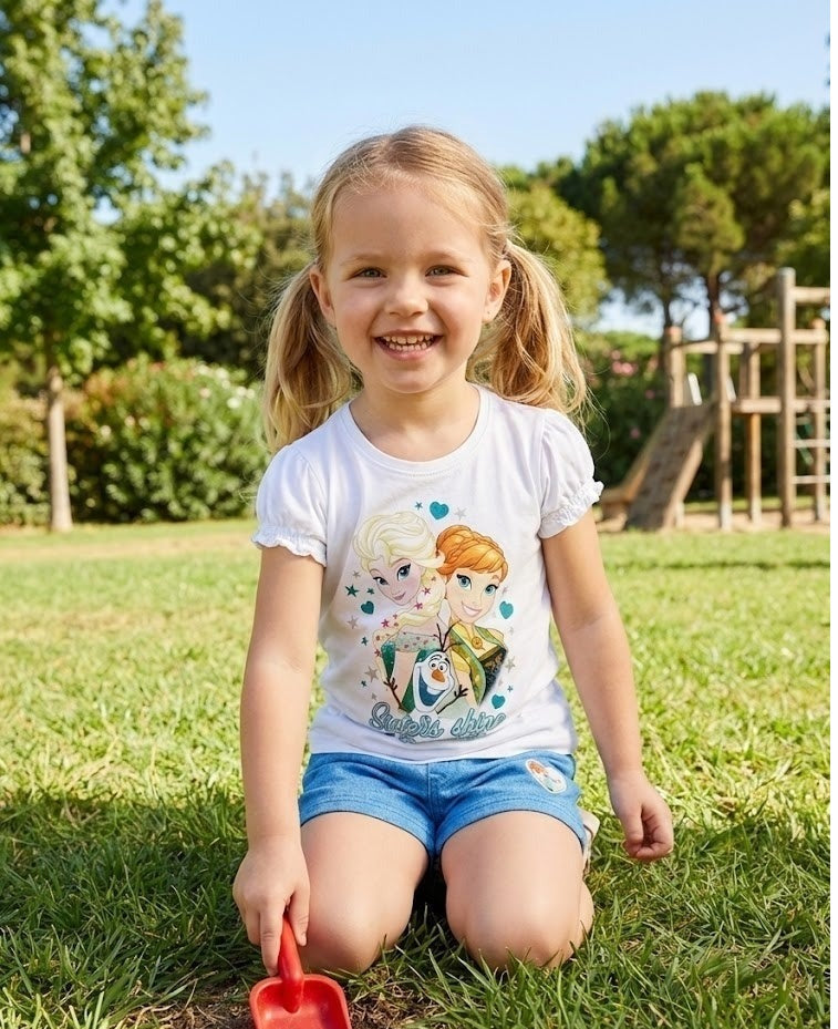 Disney Frozen Girls Set Two Pieces100%cotton