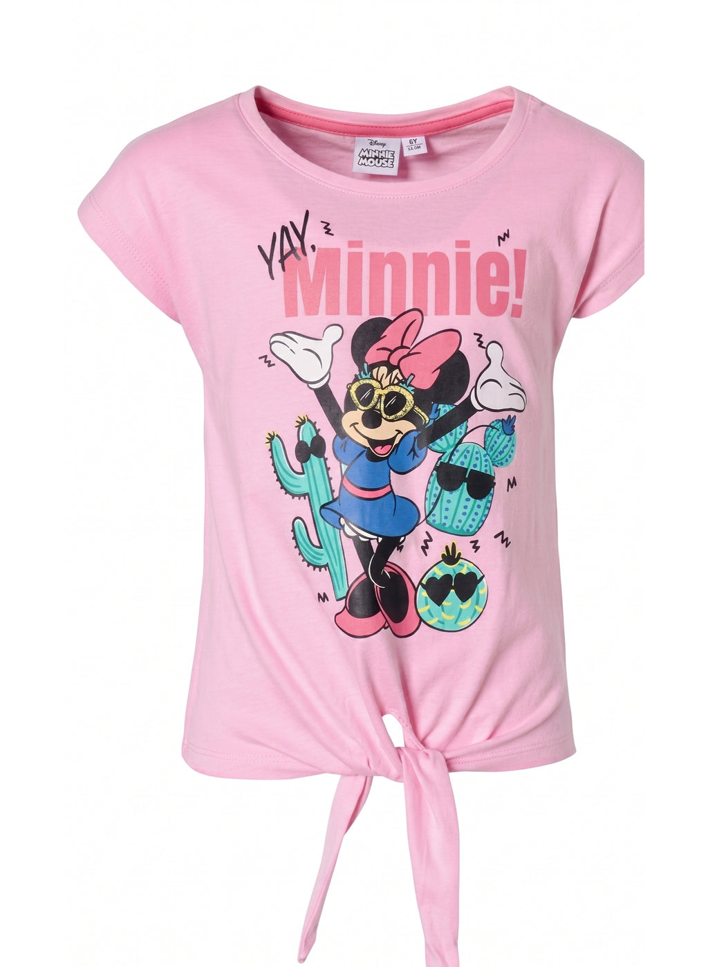 Disney Minnie Mouse Girls T-Shirt 100% Cotton.