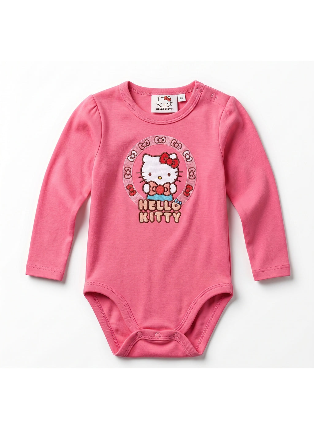 Baby Bodysuit Long Sleeves By Kids TV100%cotton