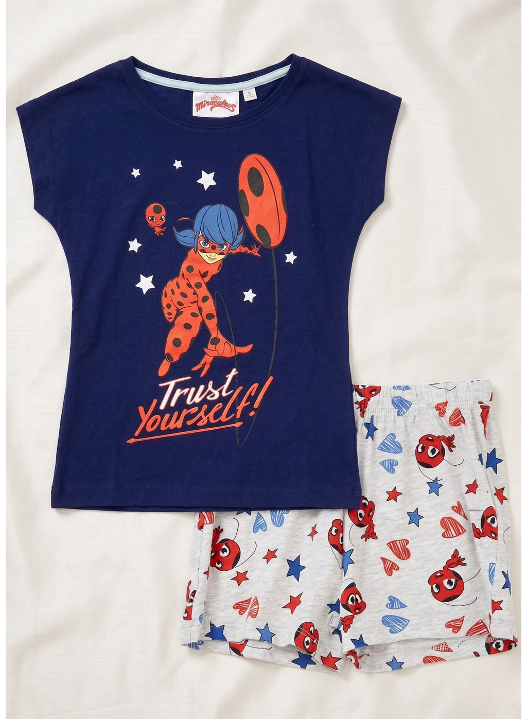 Miraculous Ladybug girls short-sleeve pajama 100% cotton by kids tv