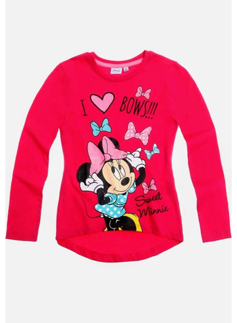 Disney Minnie Mouse long sleeve T-shirt 100% cotton by kidstv