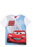 Disney Car Lightning McQueen T-Shirt 100% Cotton.