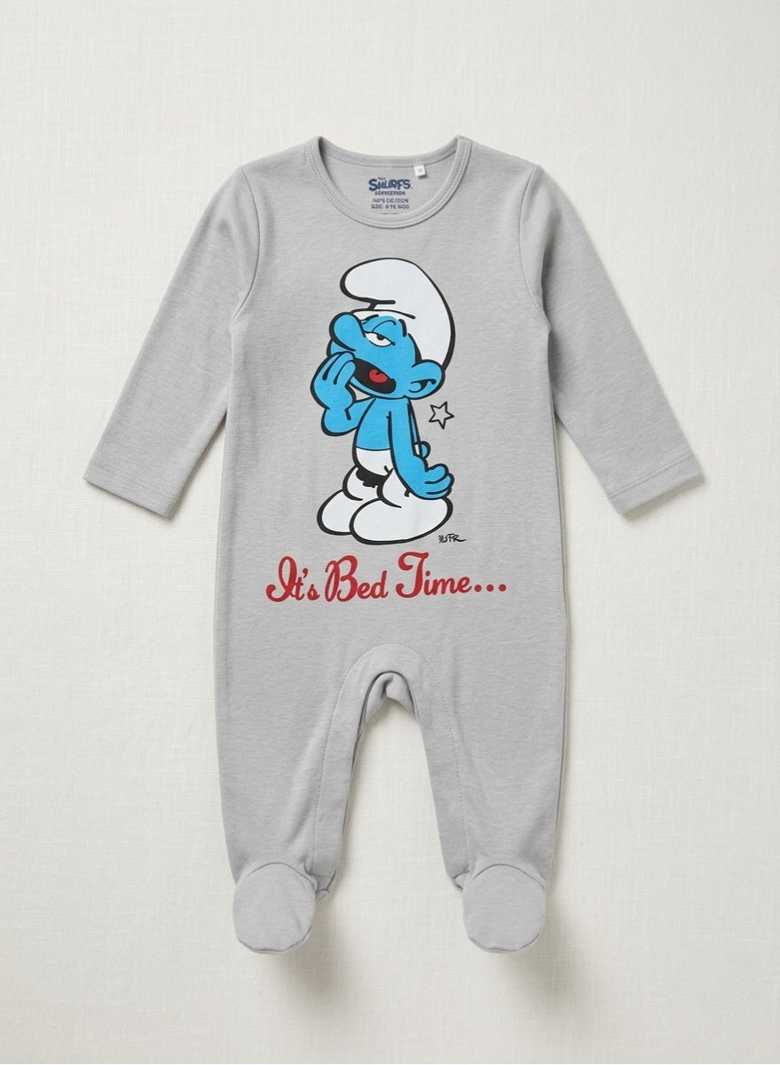 Smurf cotton overalls baby  boy long sleeve by kids TV100%cotton