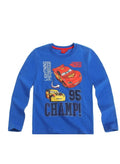 Disney Pixar Cars lighting McQueen boys long sleeve t-shirt  by Kids TV100%cotton