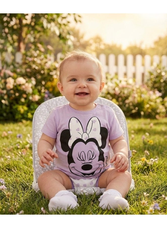 Disney Minnie Mouse 100% Cotton Girls Body Baby
