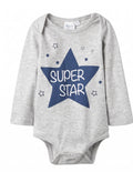 Baby Bodysuit Long Sleeves By Kids TV100%cotton