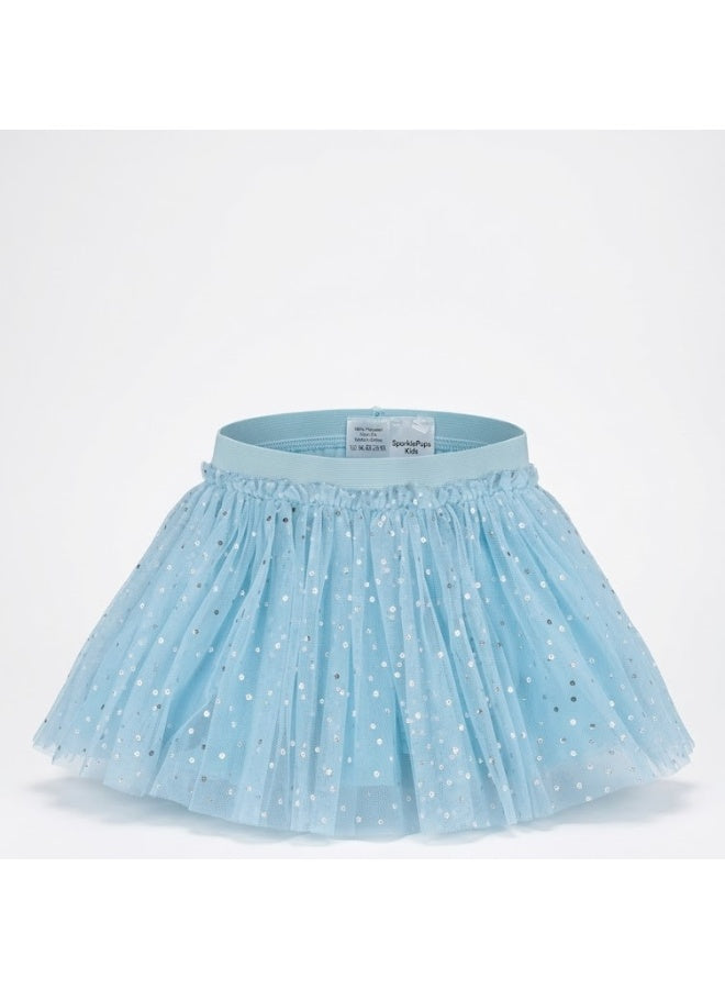 Birthday Girls tulle Skirt Glitter by kids tv