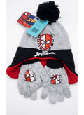 Marvel Spider-Man Kid's Winter Hat and Snow Gloves 2-piece set by kids TV