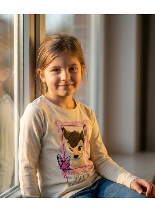 Disney Bambi Cream Long-Sleeve T-Shirt — Girls