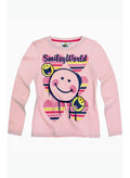 Smiley’s world T-shirt long sleeve for girls100%cotton