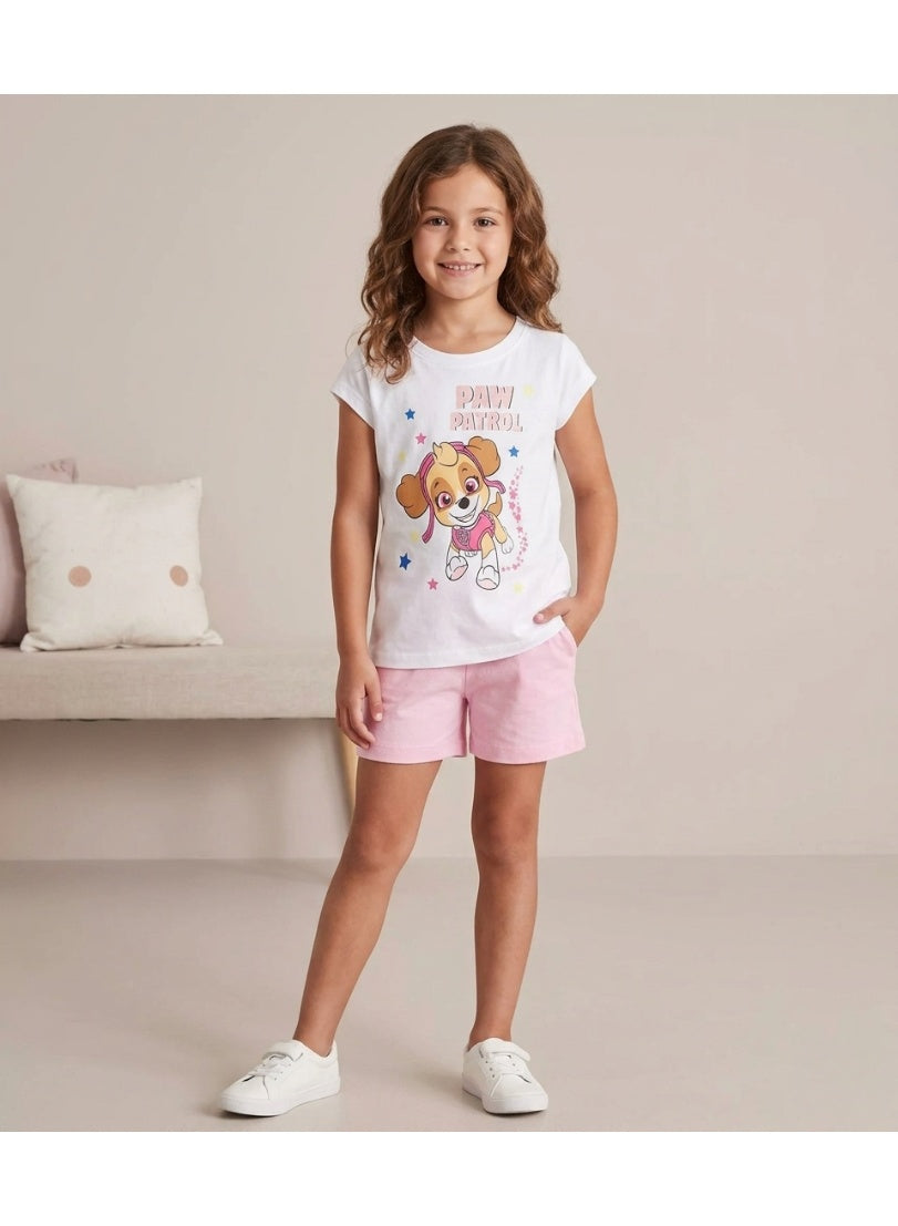 Paw Patrol pink two-piece pajama set 100% cotton by kids tv