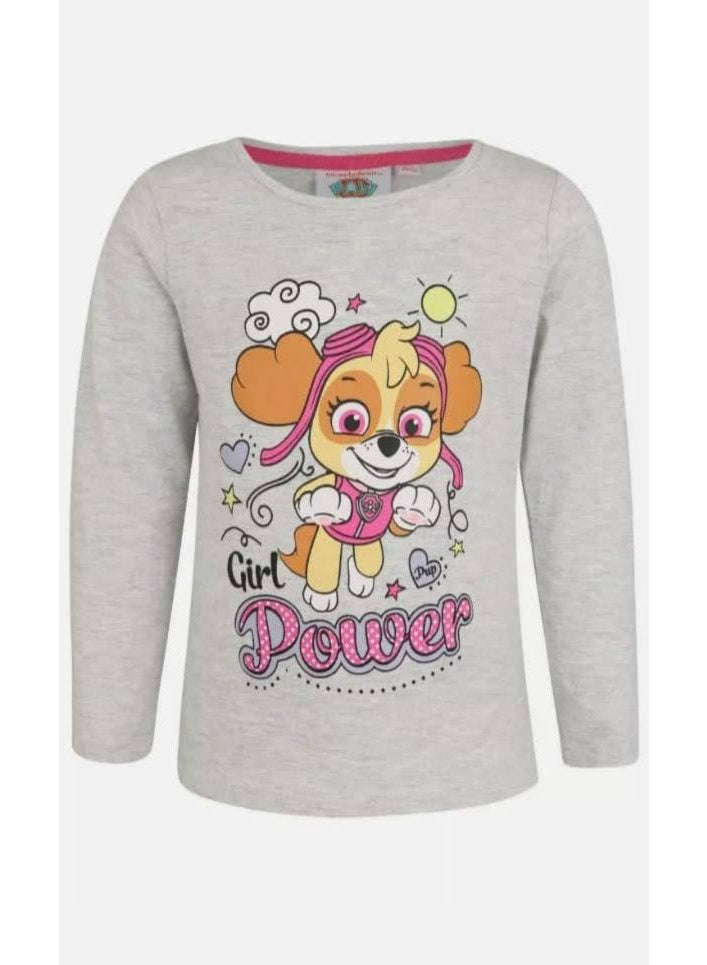 Paw Patrol girl long sleeve T-shirt 100% cotton by Kids TV