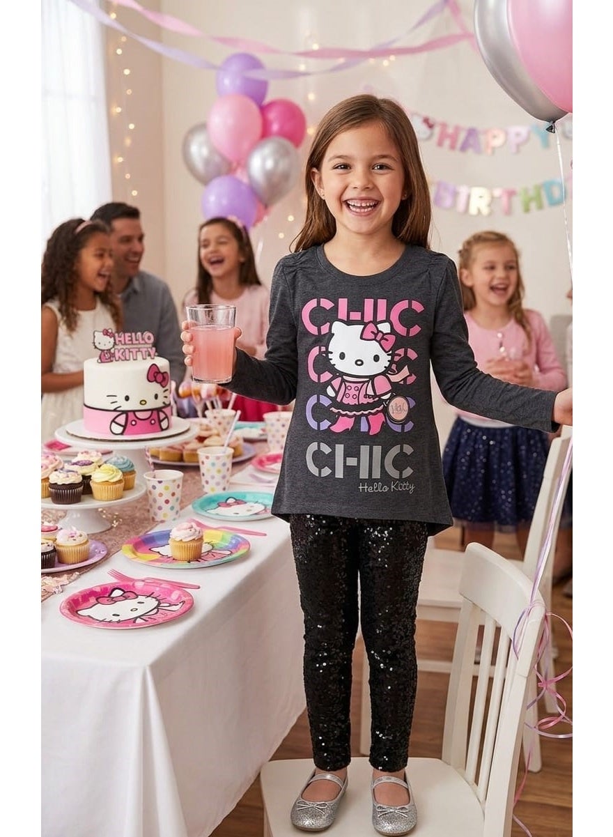 Hello kitty T-shirt long-sleeve  100 % cotton by kids tv