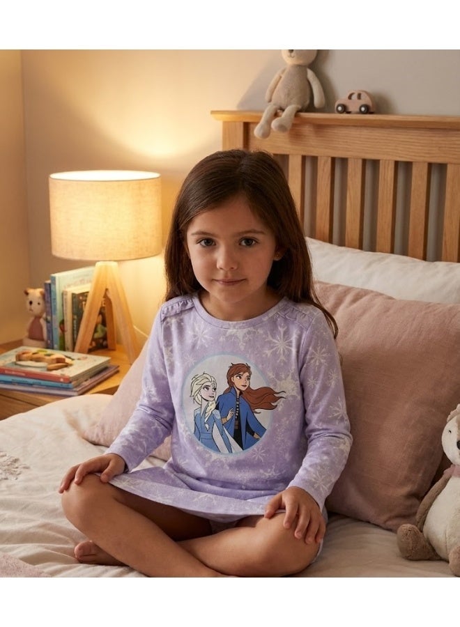 Disney FROZEN Girls Long Sleeves Night Gown  By kids100%cotton tv