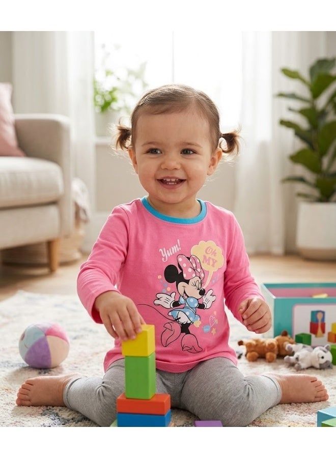 Disney Minnie Mouse long sleeve T-shirt 100% cotton by kidstv