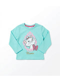Disney Marie long sleeve T-shirt 100% cotton by kidstv