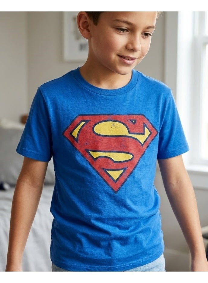 Superman Tshirt for boys   100 % cotton by kids tv