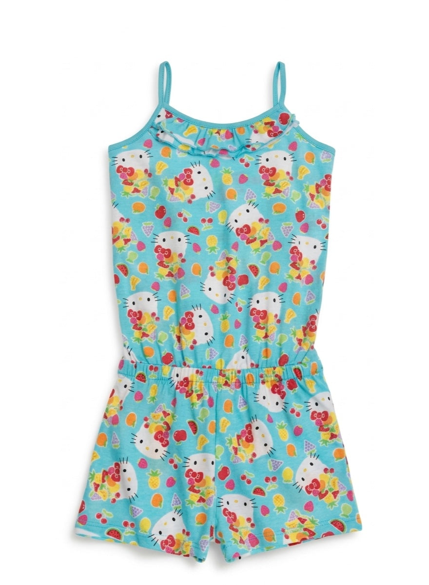 Hello Kitty Set Girl Set Overall Jumpsuit100%cotton