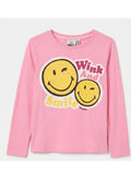 Smiley’s world T-shirt long sleeve for girlsby kids TV100%cotton