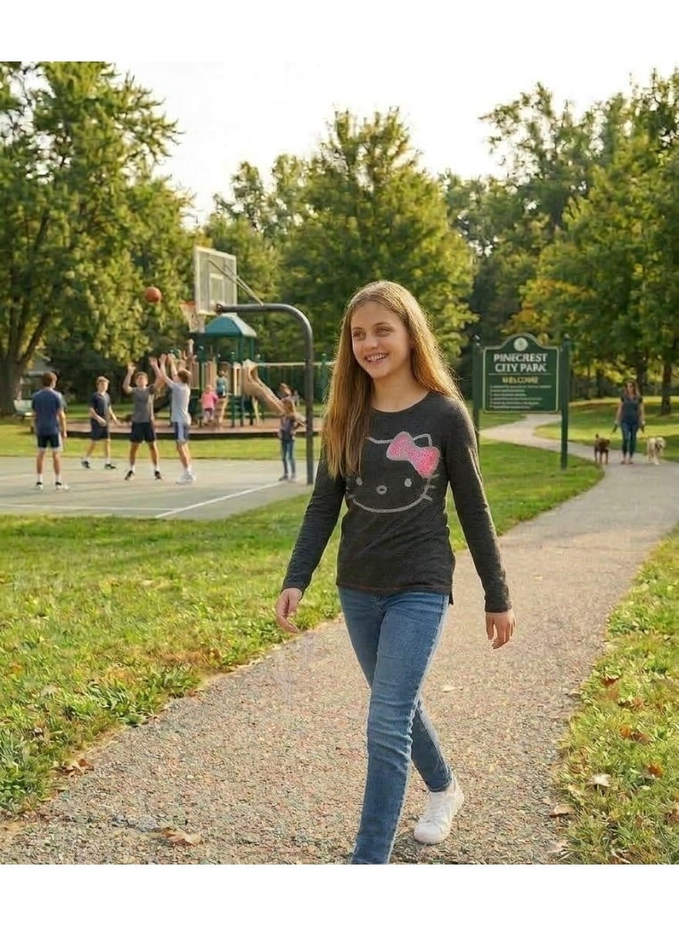 Hello kitty T-shirt long-sleeve  100 % cotton by kids tv