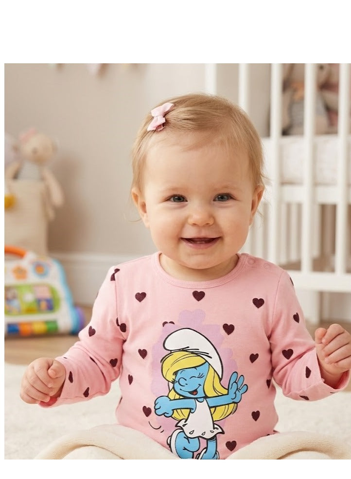 Baby Long Sleeves Cotton T-Shirt100%cotton