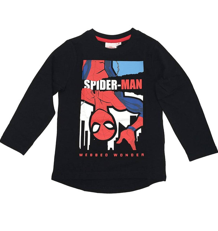 Spider-Man world boys long sleeve T-shirt  by Kids TV 100%cotton