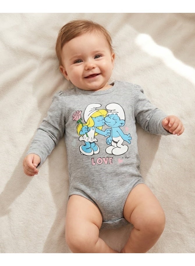 Baby Bodysuit Long Sleeves By Kids TV100%cotton