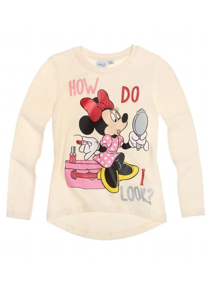 Disney Minnie Mouse long sleeve T-shirt 100% cotton by kidstv