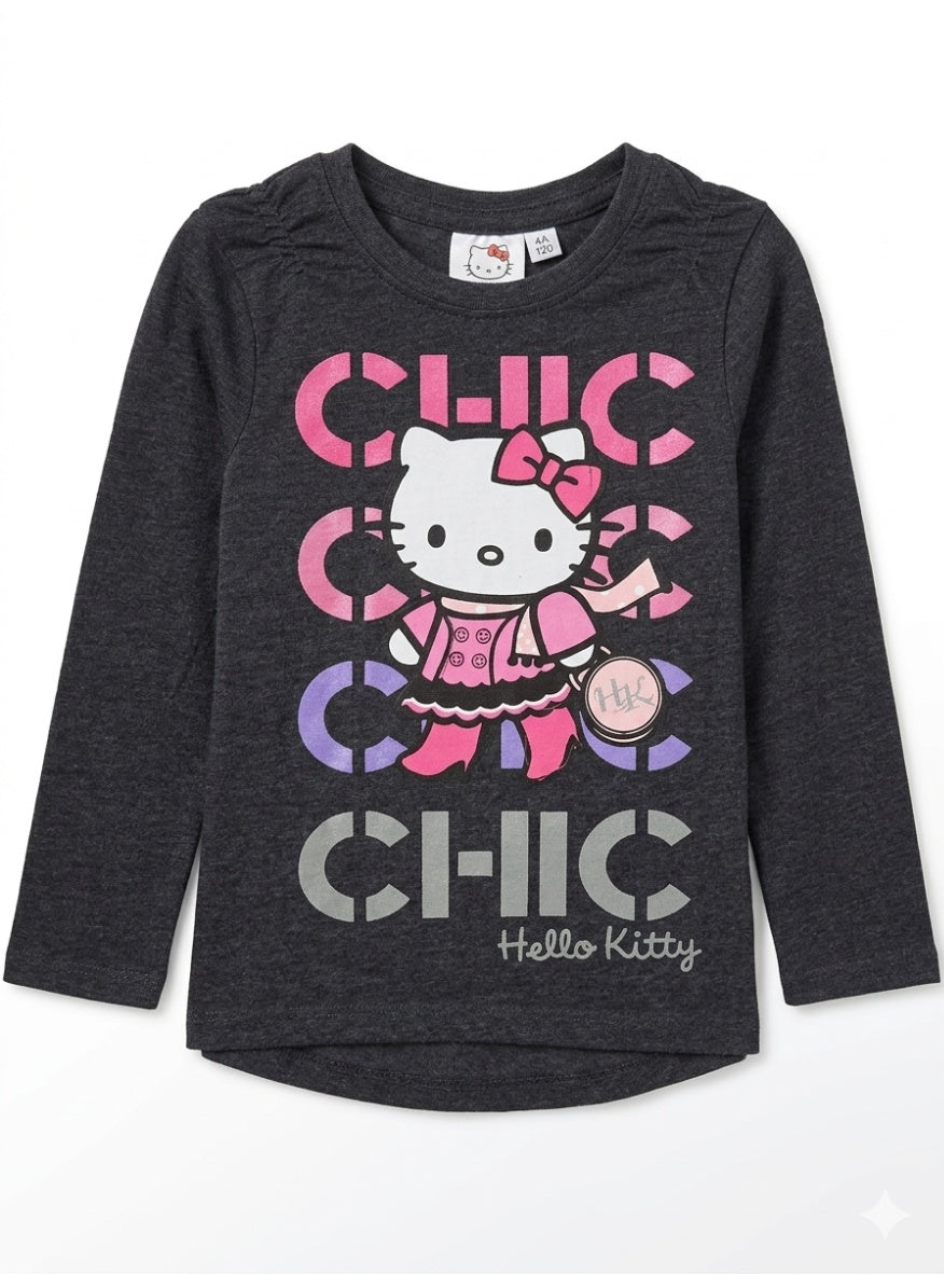 Hello kitty T-shirt long-sleeve  100 % cotton by kids tv
