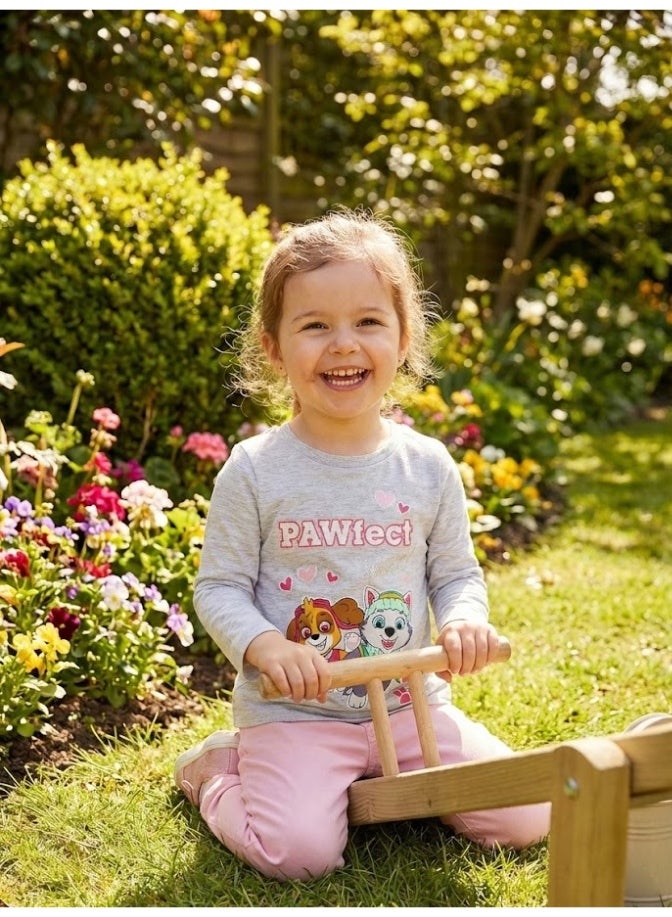 Pajama girls  Long Sleeves Set100%cotton