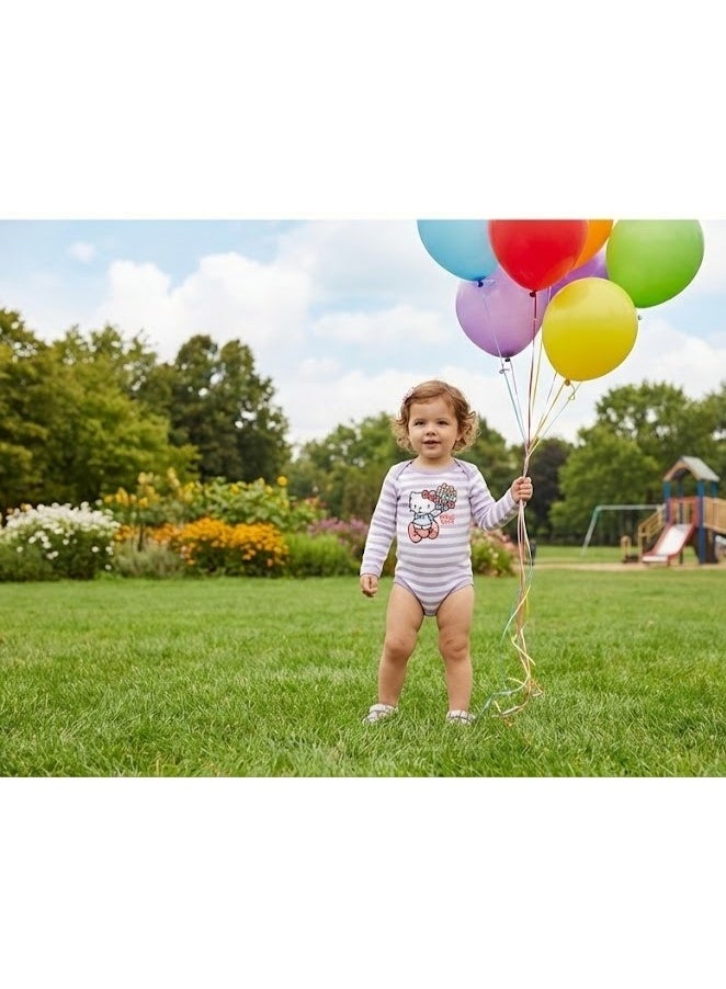 Baby Bodysuit Long Sleeves By Kids TV100%cotton