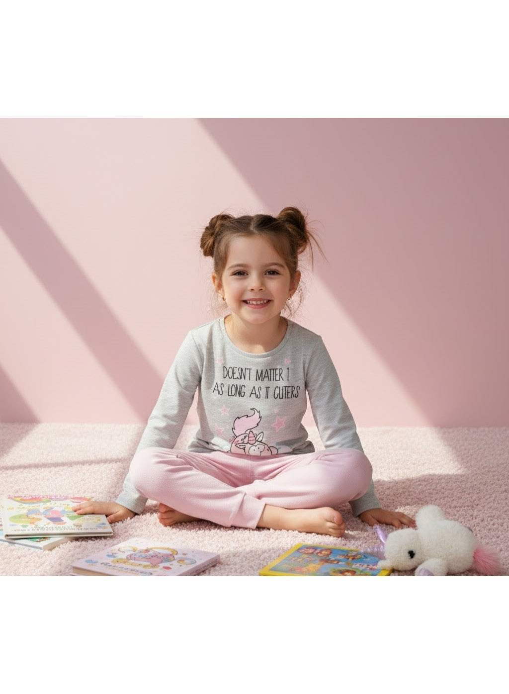 Pajama Long Sleeves Set by Kids TV100%cotton