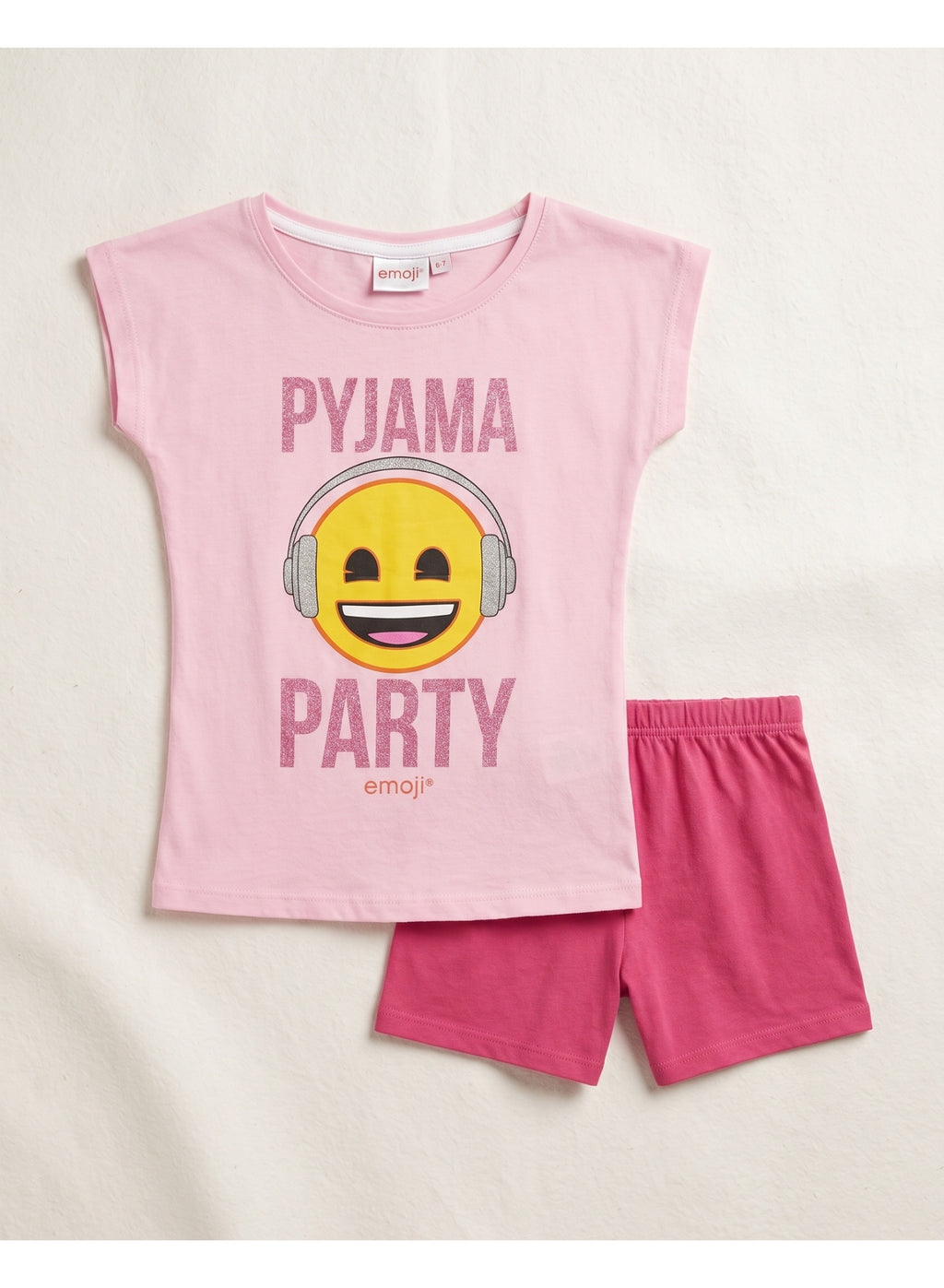 Emoji world girls short-sleeve pajama 100% cotton by kids tv