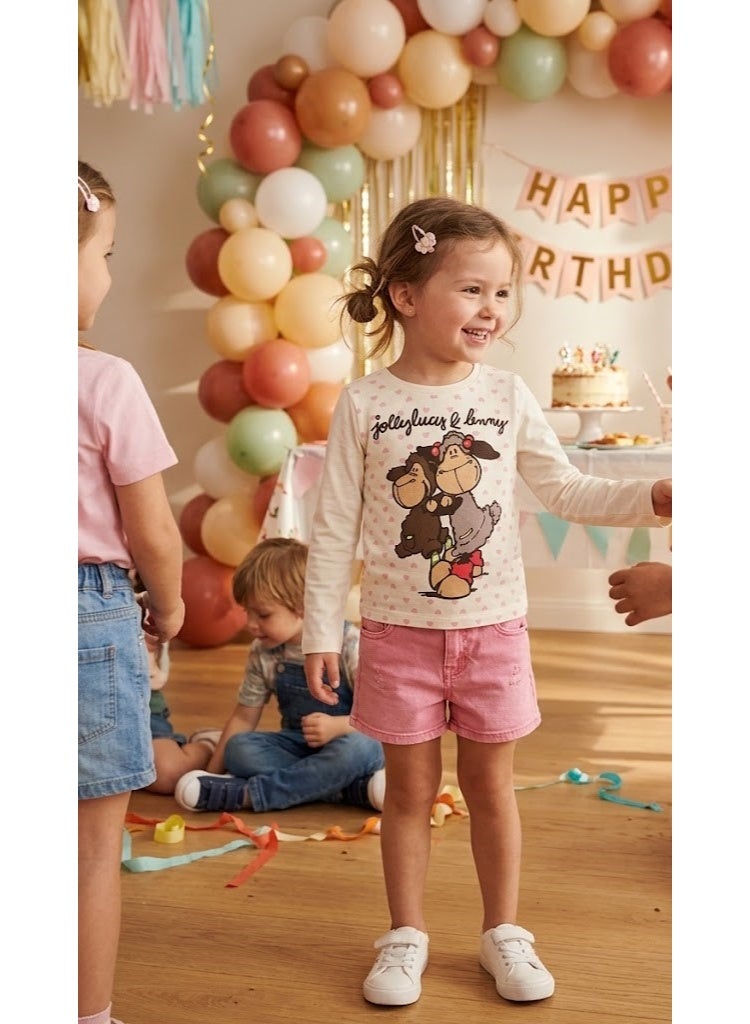 NICI Girls T-shirt long-sleeve  T-shirt 100% cotton by kidstv