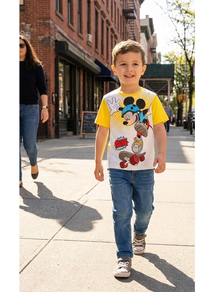 Disney Mickey Mouse Boy T-Shirt 100%cotton