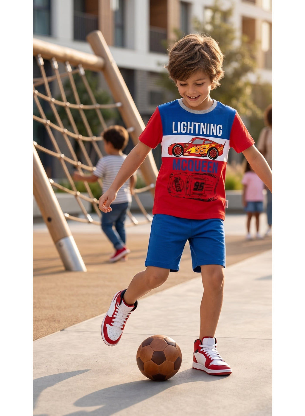 Disney LightNing McQueen boys Pajama set 100% cotton by kids tv