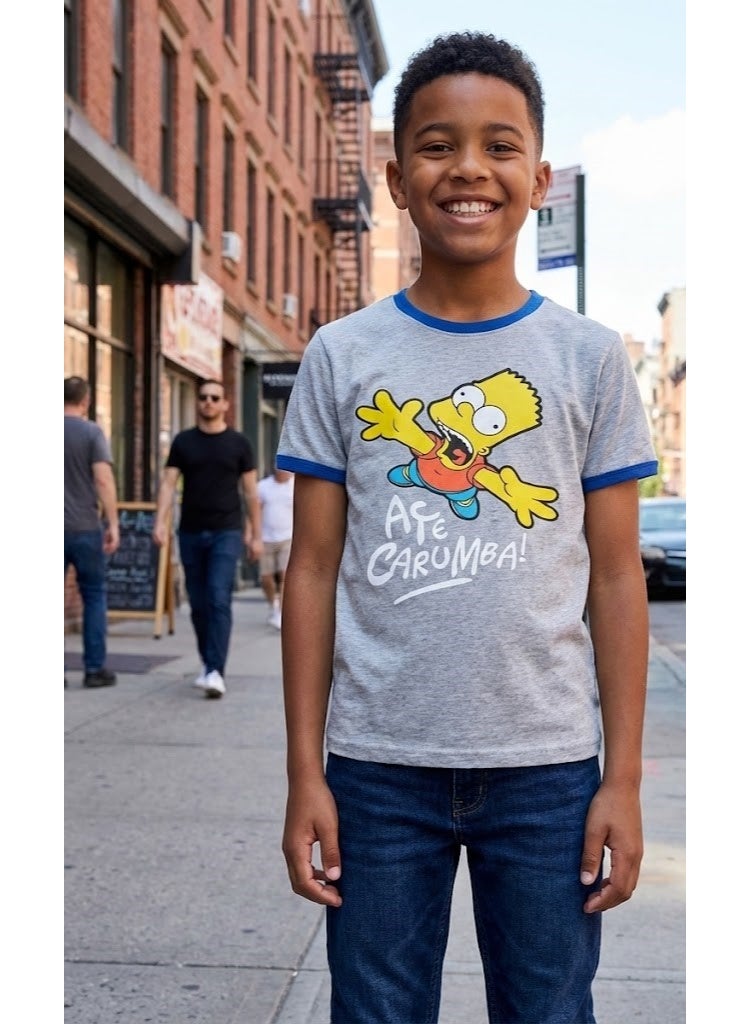 The Simpsons Boy T-Shirt100%cotton