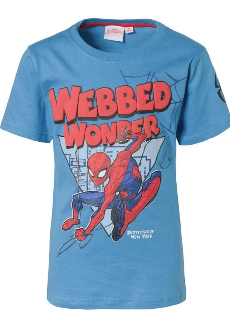Marvel Avengers Spider Man Boy T-Shirt by kids tv 100%cotton