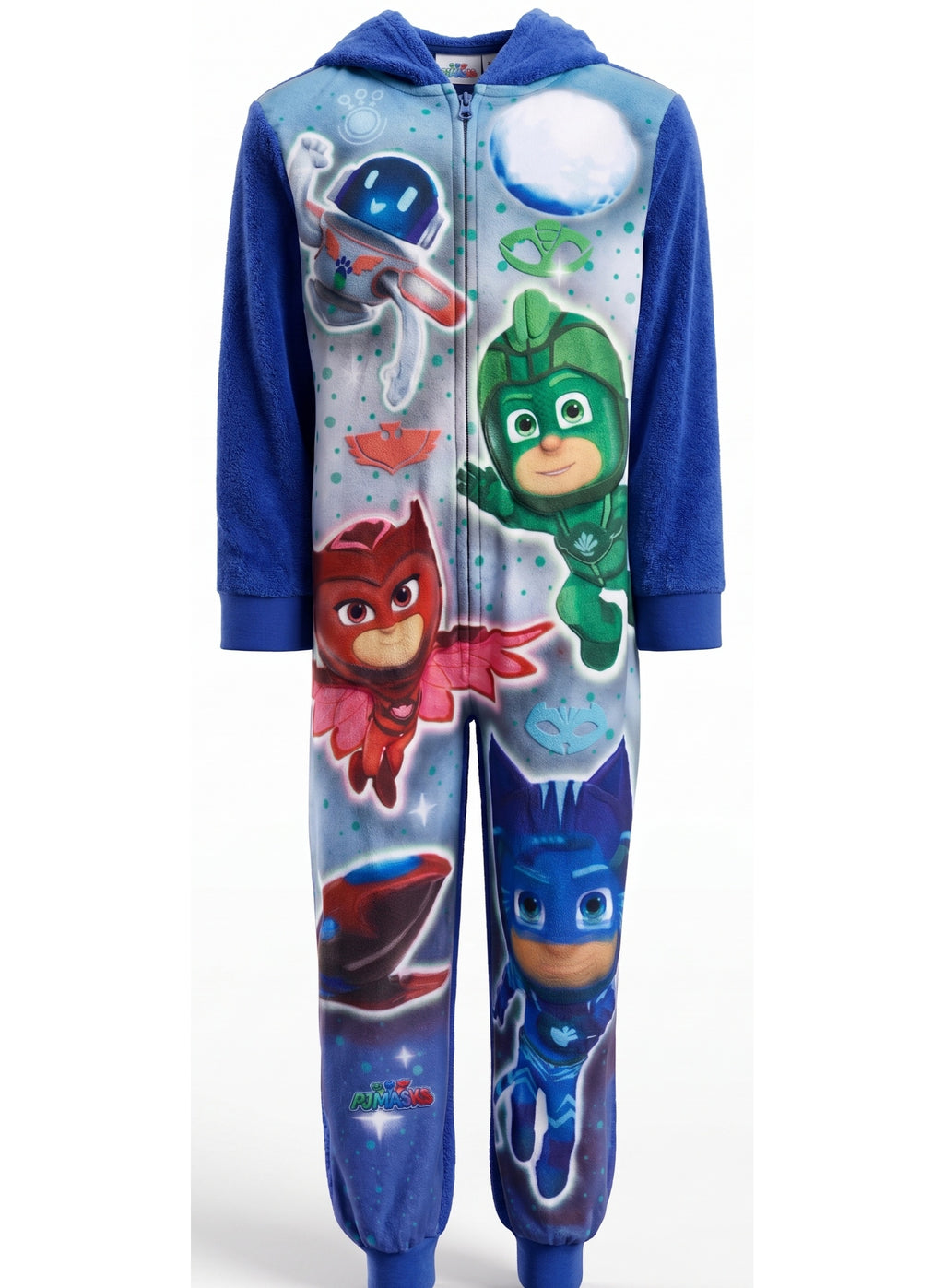 PJMASKS Boys pajamas micro fleece kids overall nightwear   by Kids TV