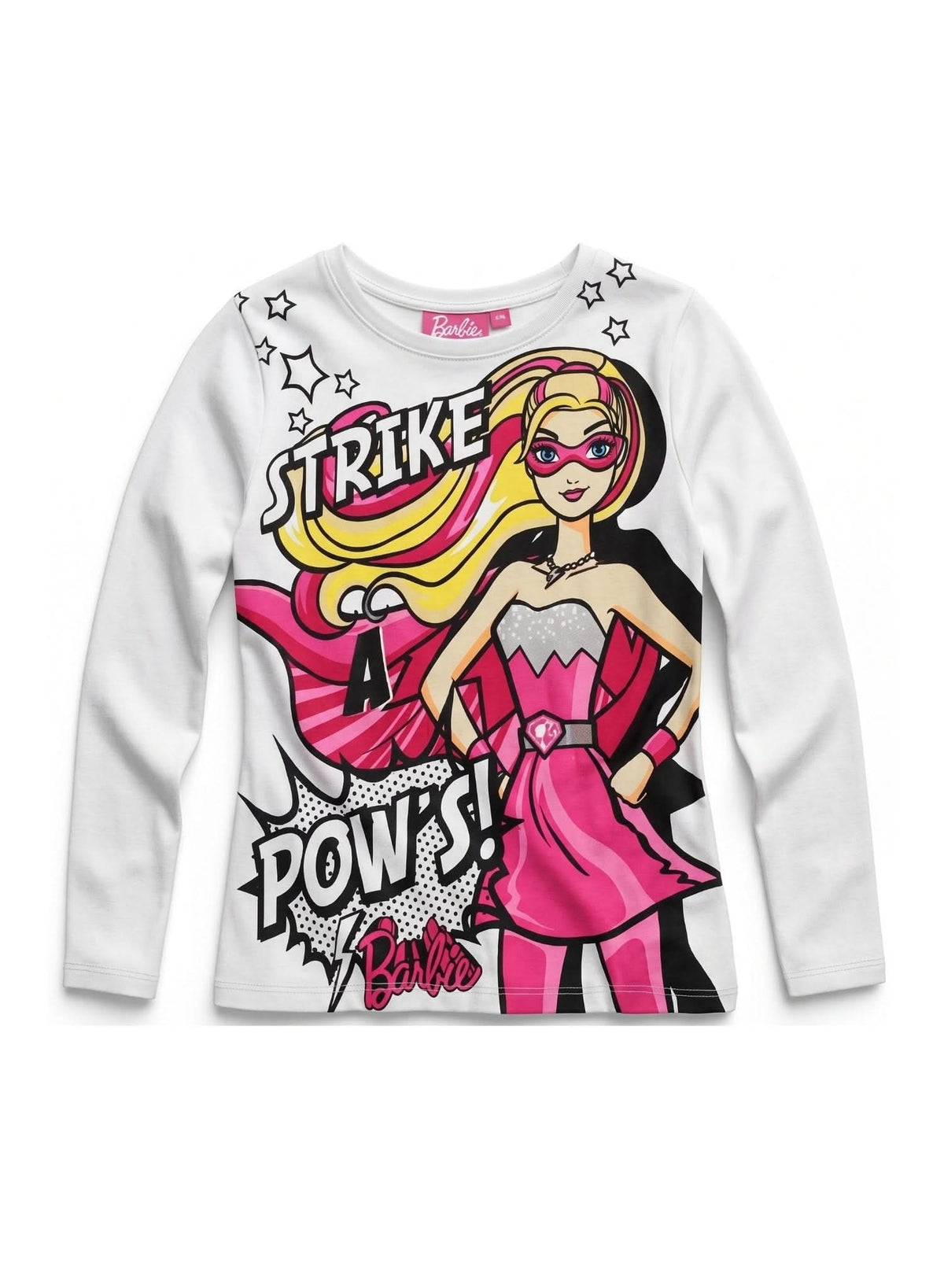 Barbie "Strike A Pose" Long-Sleeve T-Shirt — Girls