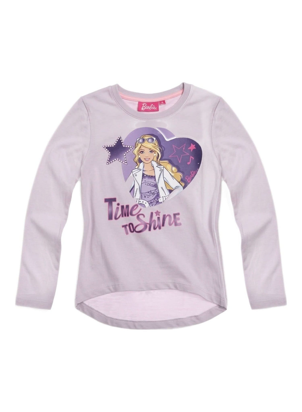 Barbie "Time To Shine" Long-Sleeve T-Shirt — Girls