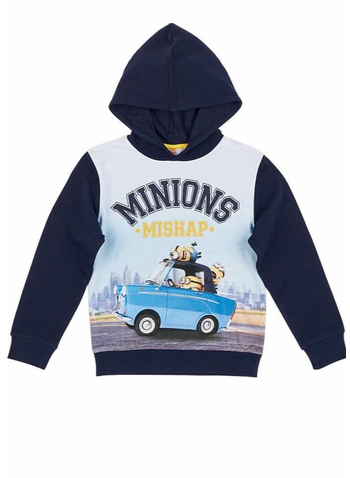 Minions sweatjacket for boys by kids TV100%cotton