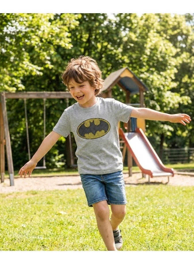 DC Batman Tshirt boys  100%  cotton BY KIDS TV
