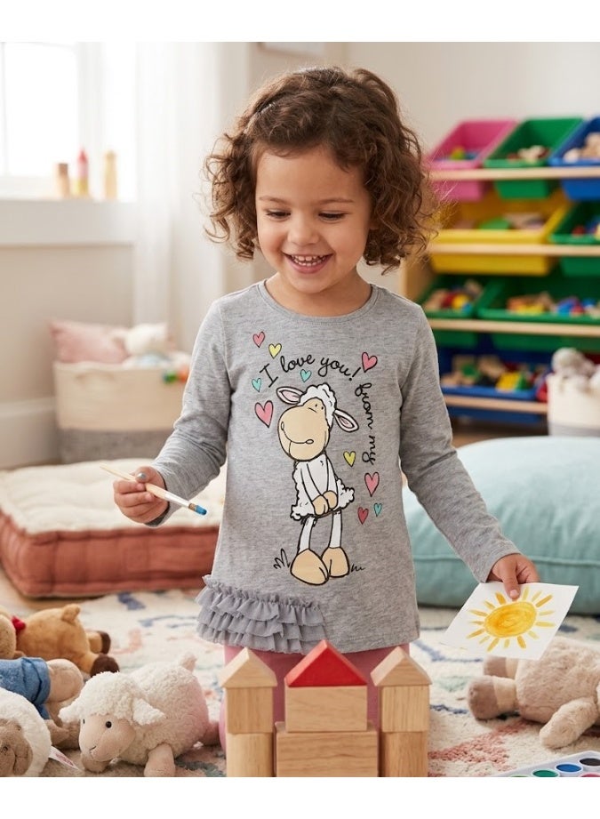 NICI Girls T-shirt long-sleeve  T-shirt 100% cotton by kidstv