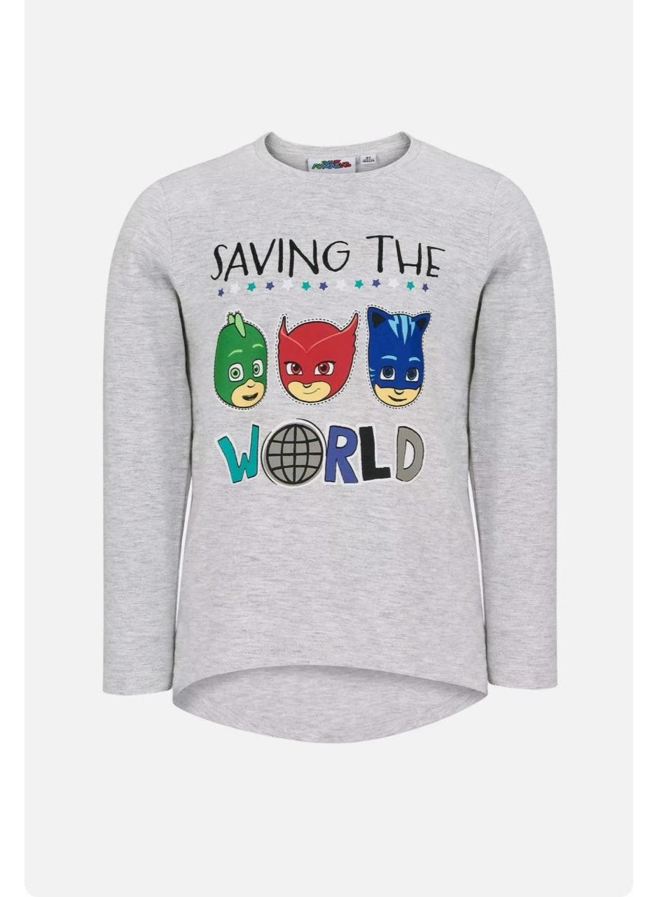 PJ MASKS girls long sleeve t-shirt 100% Cotton by Kids TV