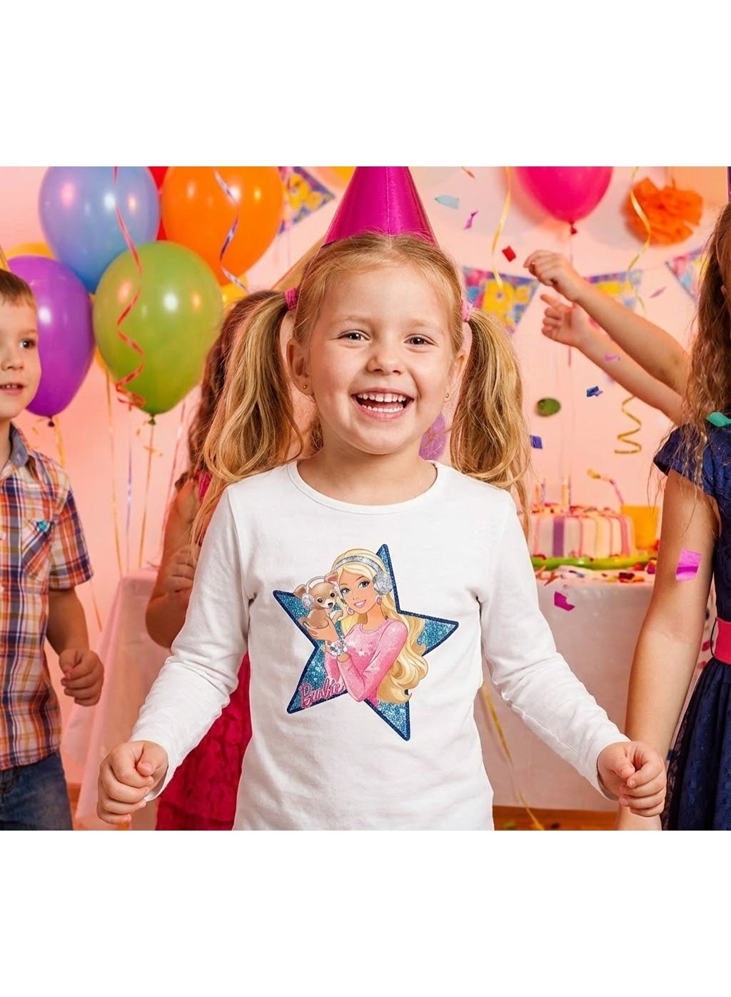 Barbie girls long sleeve t-shirt 100% cotton by Kids TV