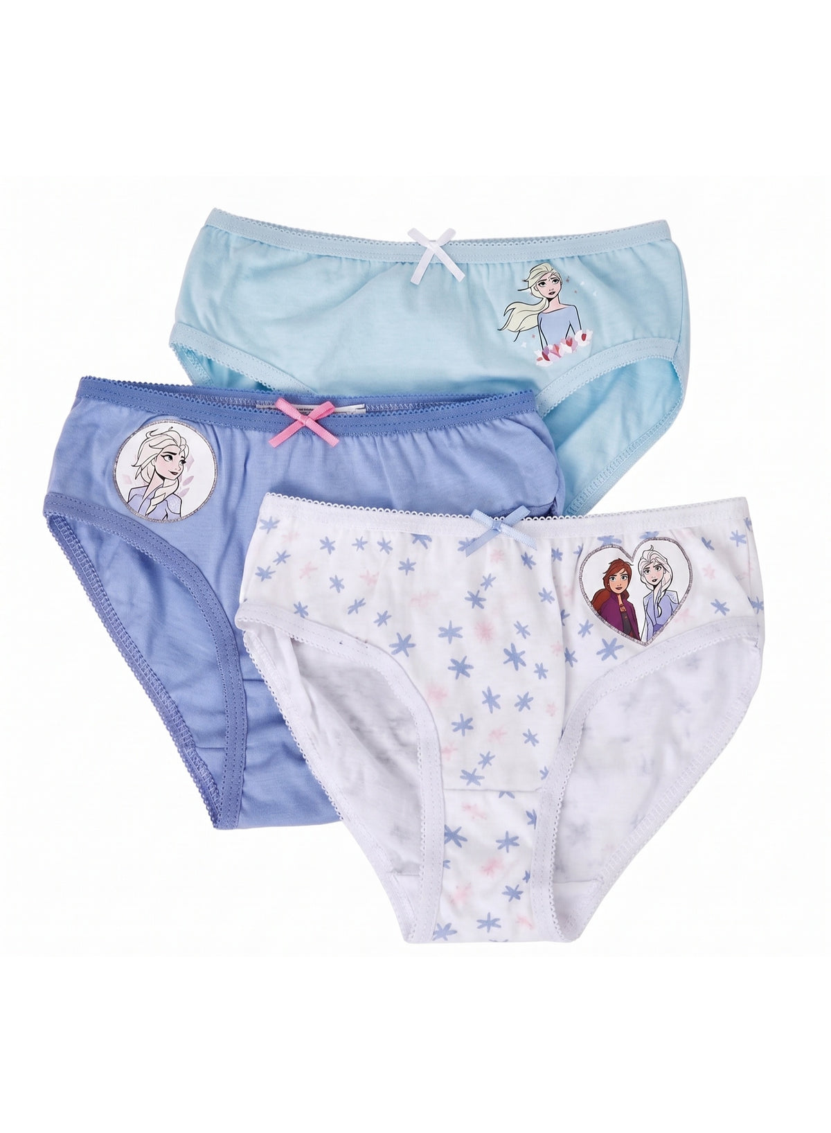Disney Frozen Girls  Underwear -3 Pieces Briefs by kids tv100%cotton