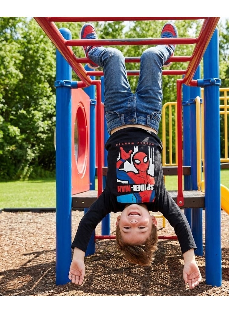 Spider-Man world boys long sleeve T-shirt  by Kids TV 100%cotton