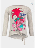 Trolls' world girls Long Sleeve T-shirt 100% Cotton by Kids TV
