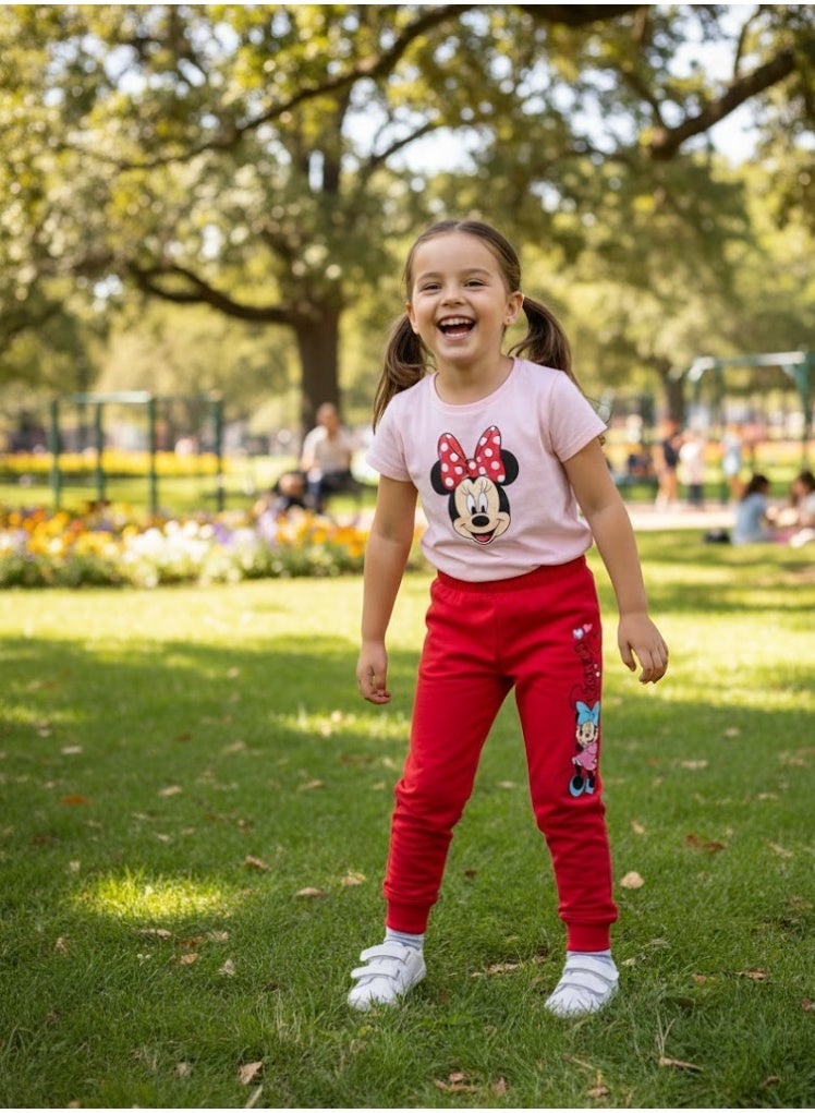 Disney Minnie Mouse sweatpants for girlsby kids TV100%cotton